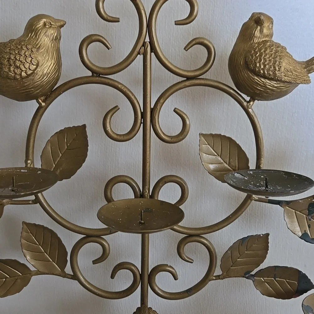 Pier 1 Vintage Gold Metal 